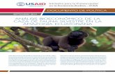 ANÁLISIS BIOECONÓMICO DE LA CAZA DE FAUNA SILVESTRE EN … · estudio “La caza de fauna silvestre en la región amazó-nica del noreste de Ecuador: Análisis bioeconómico de