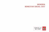 Concellería de Política Social - hoxe.vigo.orghoxe.vigo.org/pdf/social/memoria_benestar_social_2017.pdf · O presente documento, a Memoria 2017 de Benestar Social, recolle as principais