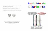 Audición de C arineteconservatorioorestecamarca.centros.educa.jcyl.es/sitio/...clarinete_.pdf · 2ª Audición de clarinete, 23 de Mayo de 2014 Alumnos de Enseñanzas Elementales