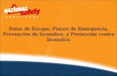 Rutas de Escape, Planes de Emergencia, Prevención de ...rm.rutherfordcountytn.gov/documents/SpanishWorkplaceFireSafety_000.pdf · Prevención de Incendios, y Protección contra Incendios