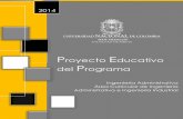 Proyecto Educativo del Programa - minas.medellin.unal.edu.co · 3.2.1 Objetivos de Formación del Programa ... Este tipo de procesos permite generar una estrategia para posicionar