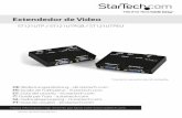 Extendedor de Video - sgcdn.startech.com · Gracias por adquirir un extendedor de señales VGA de StarTech.com. Este producto le permite extender el rango del origen de una señal