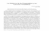 La Historia de la Pragmática y Lección Filosóficabdigital.unal.edu.co/20726/1/16920-53119-1-PB.pdf · LA HISTORIA DE LA PRAGMÁTICA y SU LECCIÓN FILOSÓFICA' comunicación, sino