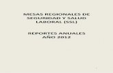 MESAS REGIONALES DE SEGURIDAD Y SALUD LABORAL (SSL ...info.suseso.cl/portalweb/sst/mesas_regionales_SSL/2012-Reporte Anual... · 873,3 kilómetros cuadrados y una población cercana