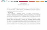REGLAMENTO PROGRAMA PATENTA 2019 MODALIDAD EMPRESAS 1 ... -+MODALIDAD+ ¢  Patenta ¢â‚¬â€œ Modalidad