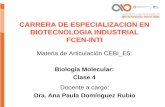 CARRERA DE ESPECIALIZACION EN BIOTECNOLOGIA …biotecnologiaindustrial.fcen.uba.ar/wp-content/uploads/2010/04/CEBI_A5... · La caperuza en el extremo 5 ʹ de ... Algunos de los patrones