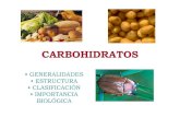 CARBOHIDRATOS - medicinaunivalle14.weebly.com · Funciones de los Carbohidratos 1. Constituyen la principal fuente de energía 2. Resistencia mecánica en insectos, plantas, crustáceos.