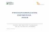 PROGRAMACIÓN GENERAL 2018 - ademo.orgademo.org/wp-content/themes/helpinghands/docs/ProgramacionGeneralCAT... · Logopedia Psicoterapia ... Medir objetivos marcados en la programación