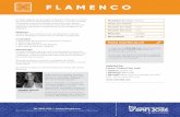 Hoja de curso flamenco - centroculturalsj.comcentroculturalsj.com/info/flamenco.pdf · La clase se desarrollará en una hora semanal en la que se realizará un calentamiento inicial