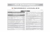 Cuadernillo de Normas Legales · en el distrito de Surquillo, provincia de Lima 430260 R.D. Nº 2113-2010-MTC/15.- Autorizan a la empresa Grupo Pana S.A. como taller de conversión