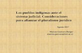 Los pueblos indígenas ante el sistema judicial ...³dulo... · Cultura (definición mínima: Wikipedia) “La cultura es el conjunto de todas las formas, los modelos o los patrones,