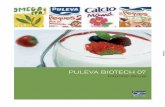 PULEVA BIOTECH 07 - ddd.uab.cat · permitir ampliar el campo de aplicación del ingrediente Omega 3. El incremento de la cartera de productos ha sido una prioridad. A nuestro primer