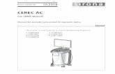 Con CEREC Bluecam Manual del operador para unidad de ...td.sirona.com/pdf/6231190.pdf · Manual del operador para unidad de impresión óptica CEREC AC 3 Descripción general 3.1