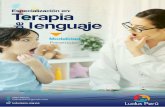 terapia de lenguaje 2019 - ludusperu.org.pe · modelo del fonema RR ... lenguaje y aprendizaje) y Coordinadora de la especialización en Terapia de lenguaje de Ludus Perú. Mas de