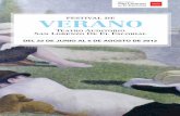 festival de VERANO · una formación más específica de flamenco. En el 2005, es becada por la fundación Cristina Heeren, donde recibe clases de artistas flamencos de la talla de