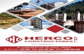 NUEVO BROCHURE HERCOhercoconstructores.com/BROCHURE-HERCO.pdf · Proyecto Transporte Crudo Pesado - PTCP. GEOTECNICA S.A.C., Ingeniero Residente. Proyecto de construcción de micropilotes
