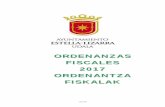 Ordenanzas Fiscales 2017 - Ayuntamiento de Estella-Lizarra Fiscales 2017.pdf · imponibles, se establecerán los medios y métodos para determinarlas. Art. 9.- Se entiende por base