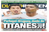 Portugal-Uruguay, duelo de TITANES filePortugal-Uruguay, duelo de TITANES..! >4-5 diarioimagenqroo@gmail.com. DIARIOIMAGEN QUINTANAROO Jueves 28 de junio de 2018 Concluyeron las campañas