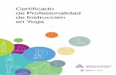 Certificado de Profesionalidad de Instrucción en Yoga · Vicente Merlo Dr. en Filosofía (UV). Profesor de filosofía y autor de textos filosóficos, Yoga y Meditación. Experto