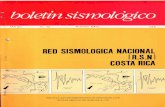 RED SISMOLÓGICA NACIONAL I R.S.N COSTA RICA · ano xiv no. 112 periodo mayo 1989-red sismolÓgica nacional i r.s.n costa rica i minuto i minuto escuela centroamericana de geologÍa,