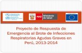 Presentación de PowerPoint - minsa.gob.pe · Antecedentes El mayor número de fallecidos por neumonías estuvo en las regiones de Loreto, Puno, Junín, Lima y Cusco. Las mayores