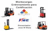 Montacargas Entrenamiento para Certificación - Forklift PP 2018.pdf · Diseño de Montacargas •Los montacargas están diseñados para realizar una función específica. •No deben