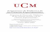 Asignaturas de Didáctica de las Ciencias Experimentaleswebs.ucm.es/centros/cont/descargas/documento10950.pdf · , Jose Antonio Rodríguez Cheda (Química Física I, UCM). segundo