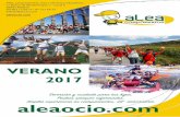 FICHAS ALEA 2017 - hirukide.com · • ”Imagina Immersion Summer Camp”: inmersión total en inglés. Nuestra propuesta en Andalucía, en el Parque Natural de Sierra Mágina. •