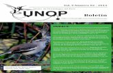 Unión de Ornitólogos del Perú fileBoletín UNOP Vol 9. N° 2 - 2014 1 Vol. 9 Número 02 - 2014 Unión de Ornitólogos del Perú. Boletín.  Sergio Nolazco ...