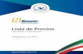 Piscinas y Químicos - novem.com.mx · PRODUCTOS PARA PISCINAS Y QUÍMICOS Lista de precios efectiva a partir de 16 de septiembre de 2019 FILTROS CRYSTAL-FLO™ II Desc. A CÓDIGO
