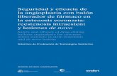 Seguridad y eficacia de la angioplastia con balón ... · Seguridad y eficacia de la angioplastia con balón liberador de fármacos en la estenosis coronaria: reestenosis intraestent