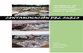 CONTAMINACIÓN DEL SUELO · -La contaminación del suelo perjudica las actividades económicas de los pueblos o comunidades afectados porque la presencia de contaminantes provoca