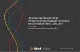 Recomendaciones Bursátiles 2020 2020.pdf · Para Bci Corredor de Bolsa es un placer presentarles por noveno año consecutivo nuestro Booklet Recomendaciones Bursátiles 2020, en
