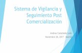 Sistema de Vigilancia y Seguimiento Post Comercializaciónfeninfor.es/news/regulatory/taller06-2/Sistema_vigilancia_seguimiento_post... · Sistema de Vigilancia y Seguimiento Post