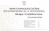 Baja CaliforniaBaja California ocupó el 3 lugar por el valor de sus exportaciones, que alcanzaron un monto de 36,315,716 miles de dólares*, lo que representó el 10.4% a nivel nacional.