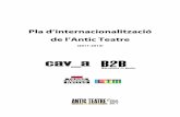Pla d’internacionalització de l’Antic Teatre! 2! ÍNDEX L’Antic Teatre impulsa la internacionalització de la investigació, el risc i la innovació en nous llenguatges escènics