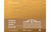 PRO GRA MA - vinv.ucr.ac.crde México, México), “La poética del naufragio: propuesta de análisis de un motivo en la literatura del Siglo de Oro” Carlos Villalobos (Universidad
