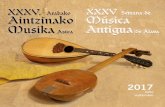 XXXV Semana Aintzinako Música Musika Antigua de · 2017-08-30 · Grande Chapelle destacan el Oficio de difuntos en la Catedral de México (ca. 1700) (Festival de Úbeda y Baeza,