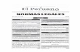 Publicacion Oficial - Diario Oficial El Peruano · 2016-09-26 · electrónico normaslegales@editoraperu.com.pe 3.- En toda disposición que contenga anexos, las entidades deberán