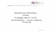 Sistema Rentax CFR -Carga de F-174- Extranet Con Clave Fiscal · MU – Manual de Usuario –Control Fiscal de Ruta (CFR)-Carga de F-174-Extranet-Con Clave Fiscal Versión 05.09 Página