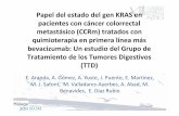 Papel del estado del gen KRAS en pacientes con …...Papel del estado del gen KRAS en pacientes con cáncer colorrectal metastásico (CCRm) tratados con quimioterapia en primera línea