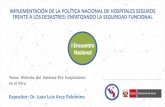 Expositor: Dr. Juan Luis Arce Palomino · Tema: Historia del Sistema Pre hospitalario en el Peru. ANTECEDENTES PREHISPANICOS ... •Aumento de la demanda de atención prehospitalaria.