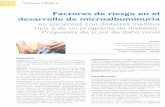 Factores de riesgo en el desarrollo de microalbuminuriarepebis.upch.edu.pe/articulos/rev.viernesmed/v31n3/a2.pdf · 2011-12-27 · EsSalud. Lambayeque - Chiclayo ... Guan M. Y col.