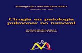 Cirugía en patología pulmonar no tumoral (XVI/10) · aclaración mucociliar. Las bacterias habituales de la flora orofaríngea aumentan en determi-nadas situaciones como en los