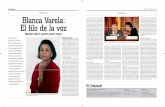 Blanca Varela: El filo de la voz Munoz-Varela.pdf · 2019-08-18 · Universidad Complutense de ASu primer contacto con la obra de Varela fue un hecho fundamental, hoy convertido en