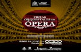 programa piezas orquestales · La Universidad Autónoma de San Luis Potosí y La Orquesta Sinfónica Universitaria se complacen en presentar en concierto Piezas Orquestales de Ópera.