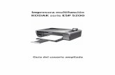 Impresora multifunción KODAK serie ESP 5200resources.kodak.com/support/pdf/es/manuals/urg01081/ESP... · 2012-04-29 · –Pulse para modificar el tiempo para que entre en el modo