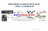 HERRAMIENTAS DE CORTE · CATALOGO/ TARIFA ABRIL 2018 IMPORTACIONES NOFER,SL HERRAMIENTAS DE CORTE ... - En caso de portes debidos (en factura) se cobrará 6,5€ hasta 5 Kg, 8€