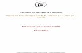 Facultad de Geografía e Historia Grado en Arqueología por la U. …webapps.us.es/fichape/Doc/MV/242_memverif.pdf · 2016-05-10 · adquirir los rudimentos básicos de las mismas.
