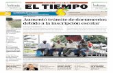 SIMÓN RODRÍGUEZ > Aumentó trámite de documentos debido a …media.eltiempo.com.ve/EL_TIEMPO_VE_web/25/diario/docs/... · 2011-07-13 · programa de Sustitución de Rancho por
